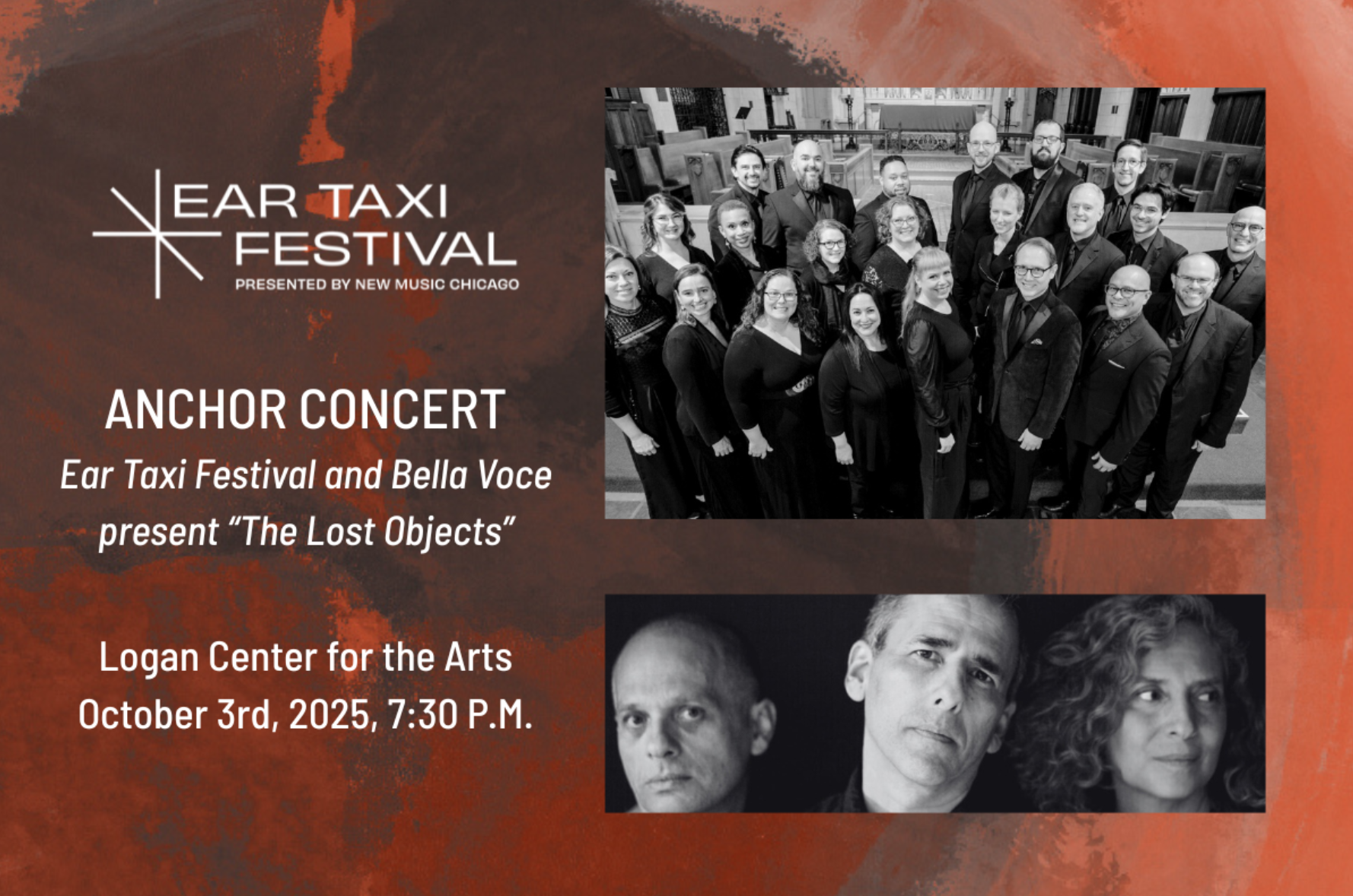 Ear Taxi Festival and Bella Voce present “Lost Objects”