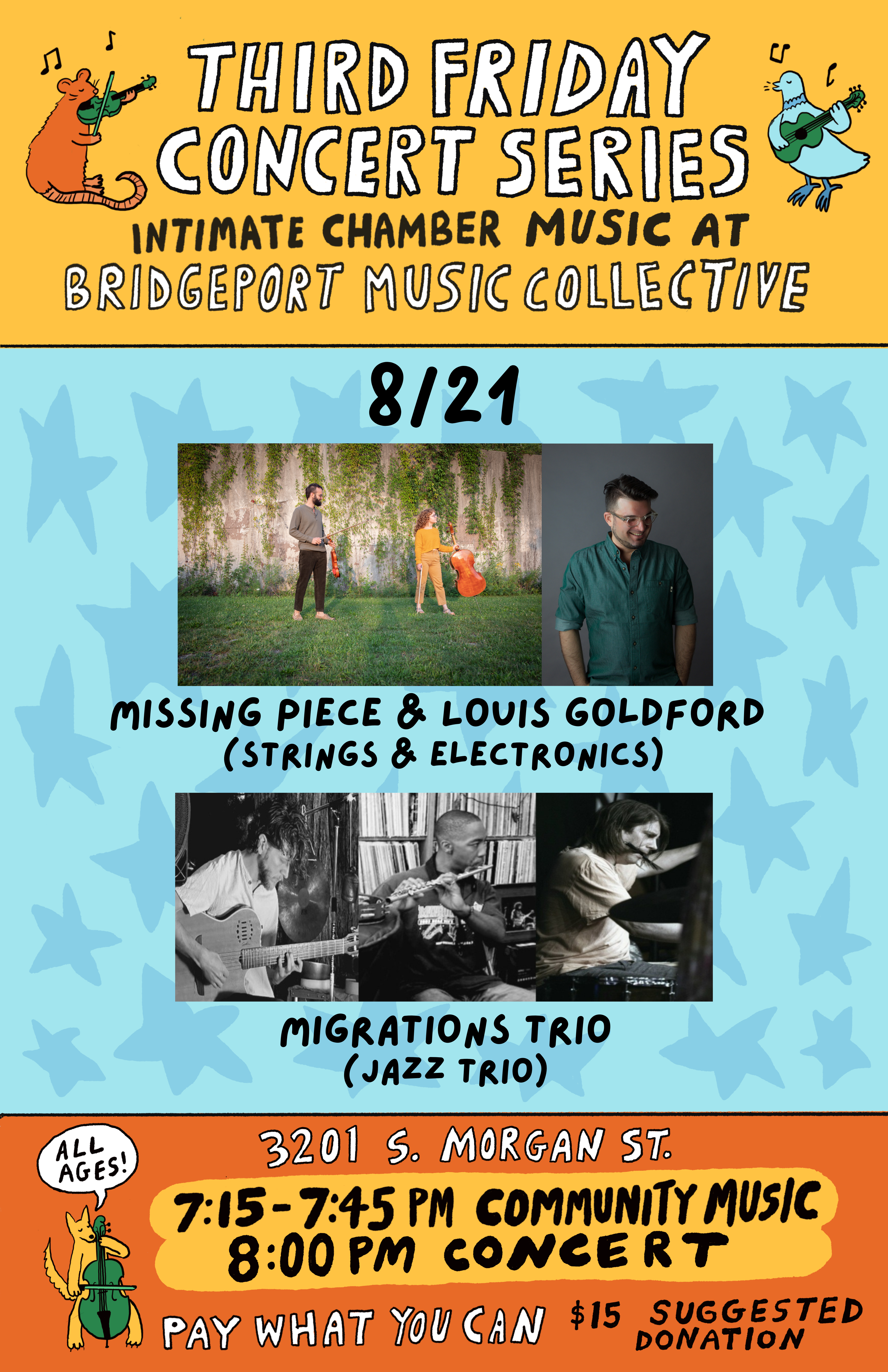 BMC Third Friday Series: Missing Piece with Louis Goldford and Mirgrations Trio