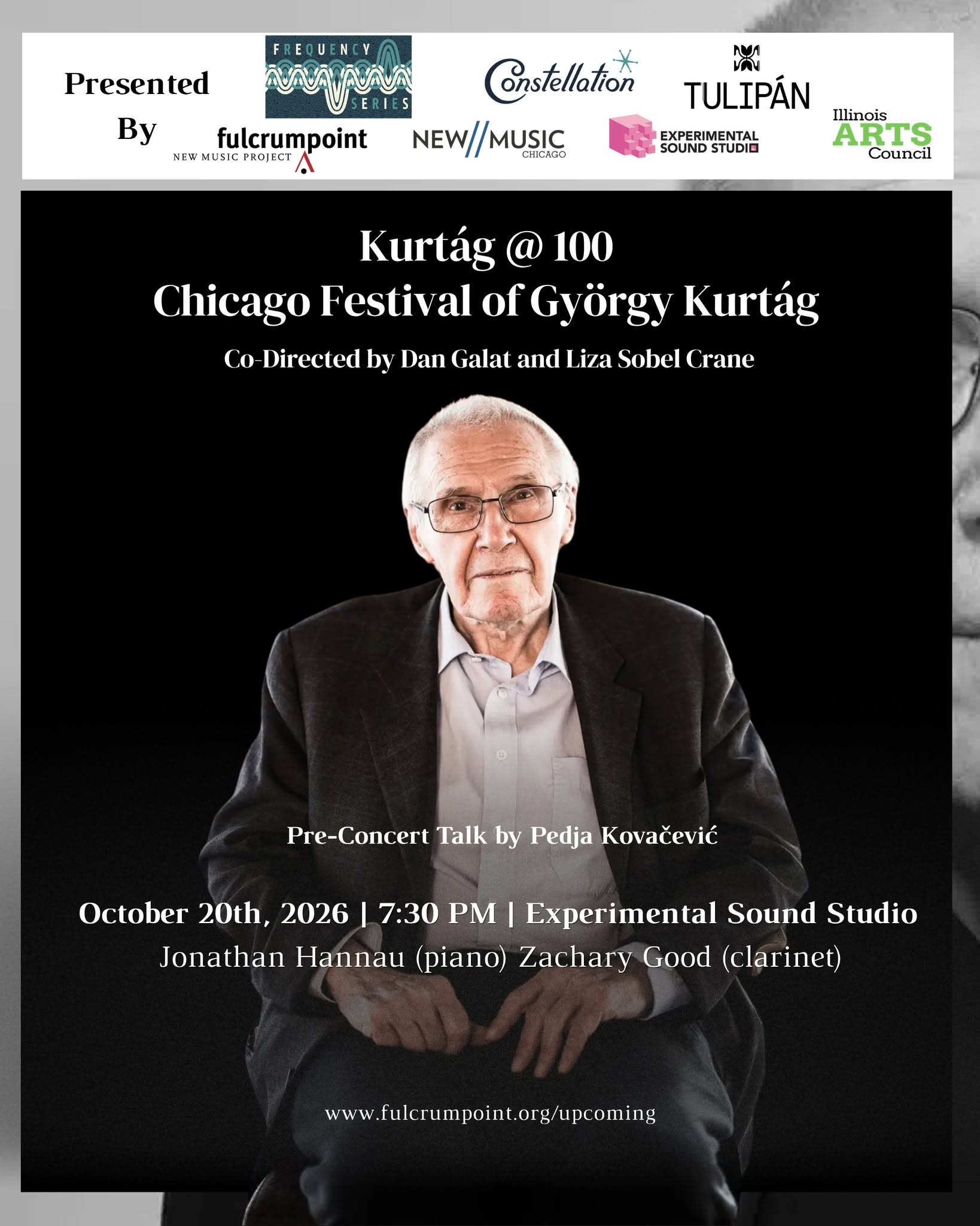 NMC Presents: Chicago Festival Of György Kurtág: Signs, Games and Messages